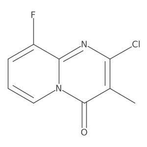 2-chloro-9-fluoro-3-methyl-4H-pyrido[1,2-a]pyrimidin-4-one Structure