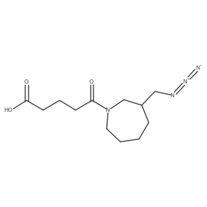5-[3-(Azidomethyl)azepan-1-yl]-5-oxopentanoic acid结构式