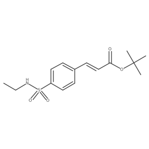 tert-butyl (2E)-3-[4-(ethylsulfamoyl)phenyl]prop-2-enoate Structure