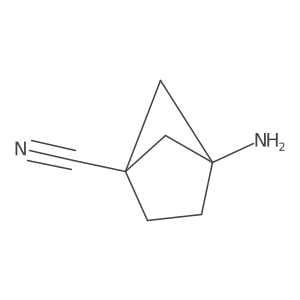 4-Aminobicyclo[2.1.1]hexane-1-carbonitrile Structure