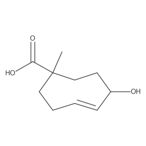 6-Hydroxy-1-methylcyclooct-4-ene-1-carboxylic acid Structure