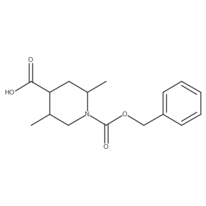1-[(Benzyloxy)carbonyl]-2,5-dimethylpiperidine-4-carboxylic acid Structure