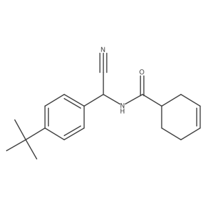 n-[(4-Tert-butylphenyl)(cyano)methyl]cyclohex-3-ene-1-carboxamide Structure