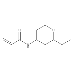 N-(2-Ethyloxan-4-yl)prop-2-enamide结构式