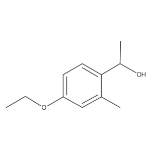 (1R)-1-(4-ethoxy-2-methylphenyl)ethan-1-ol结构式