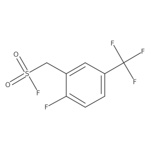 [2-Fluoro-5-(trifluoromethyl)phenyl]methanesulfonyl fluoride结构式