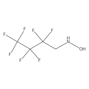 N-(2,2,3,3,4,4,4-heptafluorobutyl)hydroxylamine结构式