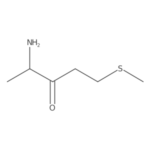 4-Amino-1-(methylsulfanyl)pentan-3-one结构式