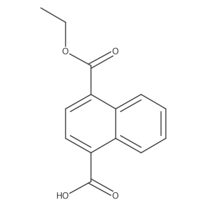4-(Ethoxycarbonyl)-1-naphthoic acid Structure