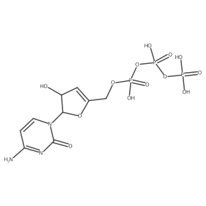 3',4'-Didehydro-3'-deoxycytidine Triphosphate结构式