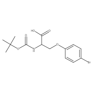 N-Boc-O-(4-bromophenyl)-D-serine Structure