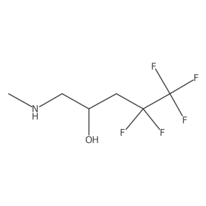 4,4,5,5,5aPentafluoroa1a(methylamino)pentana2aol Structure