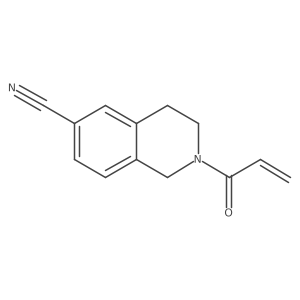 2-Prop-2-enoyl-3,4-dihydro-1H-isoquinoline-6-carbonitrile Structure