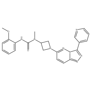 1-(2-Methoxyphenyl)-3-methyl-3-{1-[3-(pyridin-3-yl)-[1,2,4]triazolo[4,3-b]pyridazin-6-yl]azetidin-3-yl}urea Structure