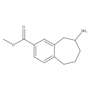 methyl 8-amino-6,7,8,9-tetrahydro-5H-benzo[7]annulene-2-carboxylate结构式