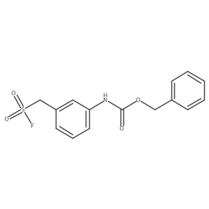 benzyl N-[3-(fluorosulfonylmethyl)phenyl]carbamate结构式