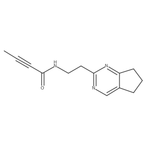 N-[2-(6,7-Dihydro-5H-cyclopenta[d]pyrimidin-2-yl)ethyl]but-2-ynamide结构式