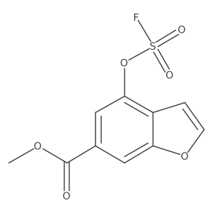 Methyl 4-fluorosulfonyloxy-1-benzofuran-6-carboxylate结构式