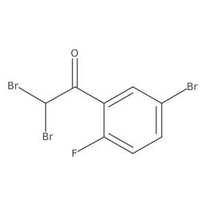 2,2,5 inverted exclamation mark-Tribromo-2 inverted exclamation mark-fluoroacetophenone Structure