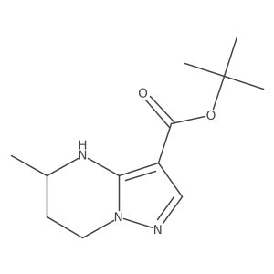 tert-butyl 5-methyl-4H,5H,6H,7H-pyrazolo[1,5-a]pyrimidine-3-carboxylate结构式