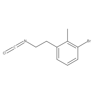 1-Bromo-3-(2-isocyanatoethyl)-2-methylbenzene Structure