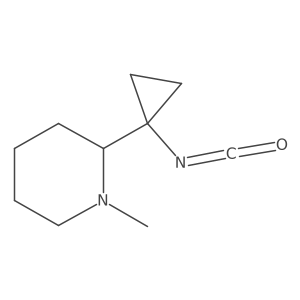 2-(1-Isocyanatocyclopropyl)-1-methylpiperidine Structure