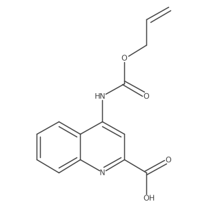 4-{[(Prop-2-en-1-yloxy)carbonyl]amino}quinoline-2-carboxylic acid Structure