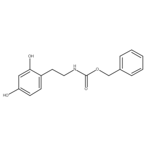 benzyl N-[2-(2,4-dihydroxyphenyl)ethyl]carbamate结构式