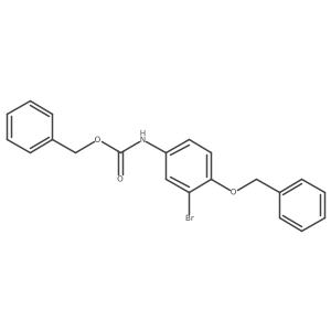 benzyl N-[4-(benzyloxy)-3-bromophenyl]carbamate Structure