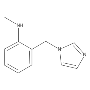 2-[(1H-imidazol-1-yl)methyl]-N-methylaniline结构式