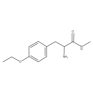 (2R)-2-amino-3-(4-ethoxyphenyl)-N-methylpropanamide Structure