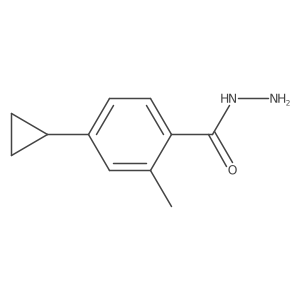 4-Cyclopropyl-2-methylbenzohydrazide Structure