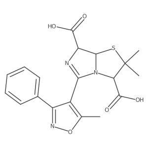 Oxacillin penillic acid结构式
