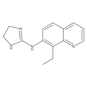 N-(4,5-Dihydro-1H-imidazol-2-yl)-8-ethyl-7-quinolinamine Structure