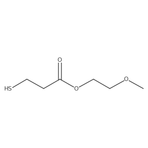Poly(oxy-1,2-ethanediyl), I+/--(3-mercapto-1-oxopropyl)-I-methoxy-结构式