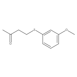 4-((3-Methoxyphenyl)thio)butan-2-one Structure