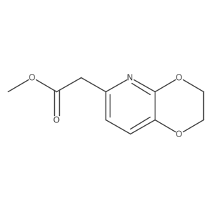 Methyl 2-(2,3-dihydro-[1,4]dioxino[2,3-b]pyridin-6-yl)acetate Structure