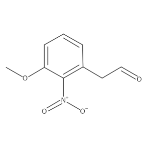 2-(3-Methoxy-2-nitrophenyl)acetaldehyde Structure