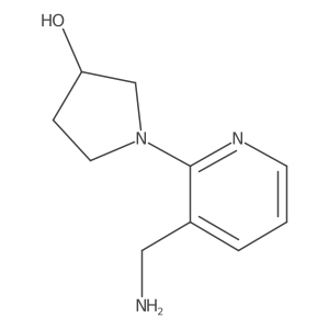 1-(3-(Aminomethyl)pyridin-2-yl)pyrrolidin-3-ol Structure