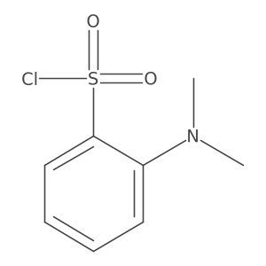 2-(Dimethylamino)benzene-1-sulfonyl chloride结构式