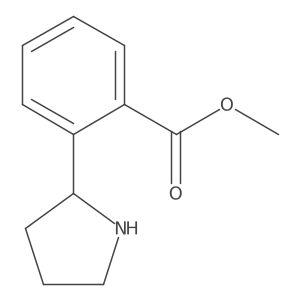 Methyl 2-(pyrrolidin-2-yl)benzoate Structure