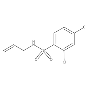 [(2,4-Dichlorophenyl)sulfonyl]prop-2-enylamine结构式