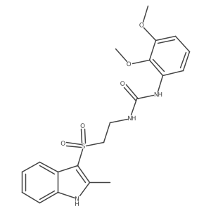 1-(2,3-dimethoxyphenyl)-3-(2-((2-methyl-1H-indol-3-yl)sulfonyl)ethyl)urea Structure
