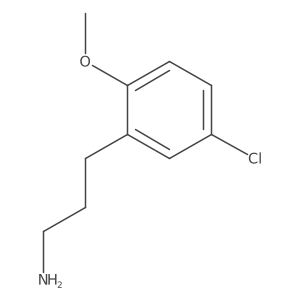 3-(5-Chloro-2-methoxyphenyl)propan-1-amine Structure
