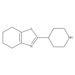 2-(Piperidin-4-yl)-4,5,6,7-tetrahydro-1,3-benzothiazole Structure