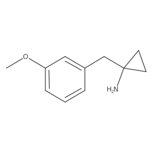1-(3-Methoxybenzyl)cyclopropanamine Structure