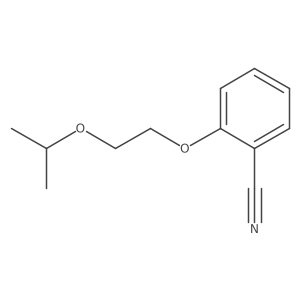 2-[2-(1-Methylethoxy)ethoxy]benzonitrile Structure