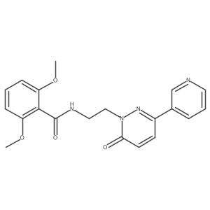 2,6-dimethoxy-N-(2-(6-oxo-3-(pyridin-3-yl)pyridazin-1(6H)-yl)ethyl)benzamide Structure