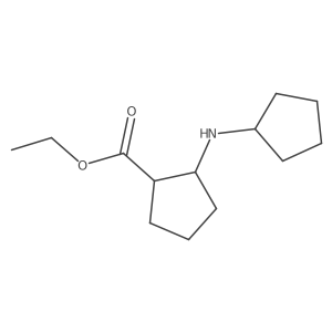 Ethyl 2-(Cyclopentylamino)cyclopentanecarboxylate Structure
