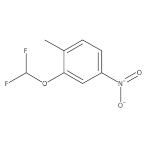 2-(Difluoromethoxy)-4-nitrotoluene Structure